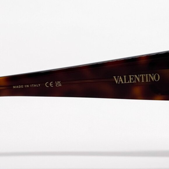 NEW VALENTINO SUNGLASSES VLS-179B HAVANA/GREEN GEOMETRIC WOMEN EYEWEAR main image 6